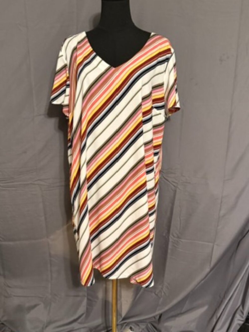 APT.9 Striped Dress Size 2X